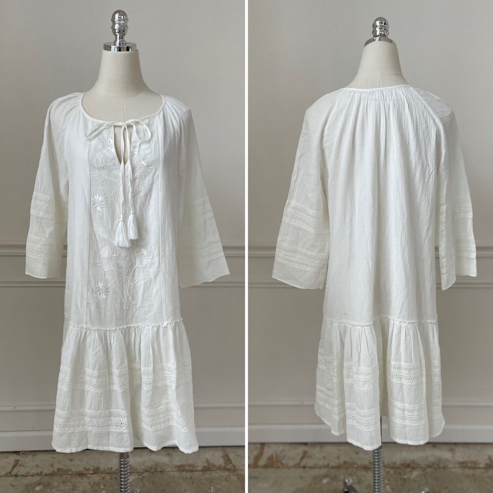 Sundance Cottagecore Southwestern Prairie Aline Shift Dress Western Boho S